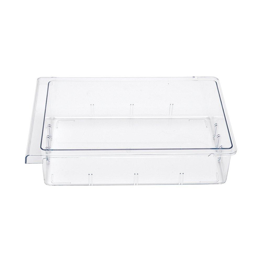 Clear - LIFE IDEAS - 2pcs Pull Out Fridge Drawer Organiser - 5