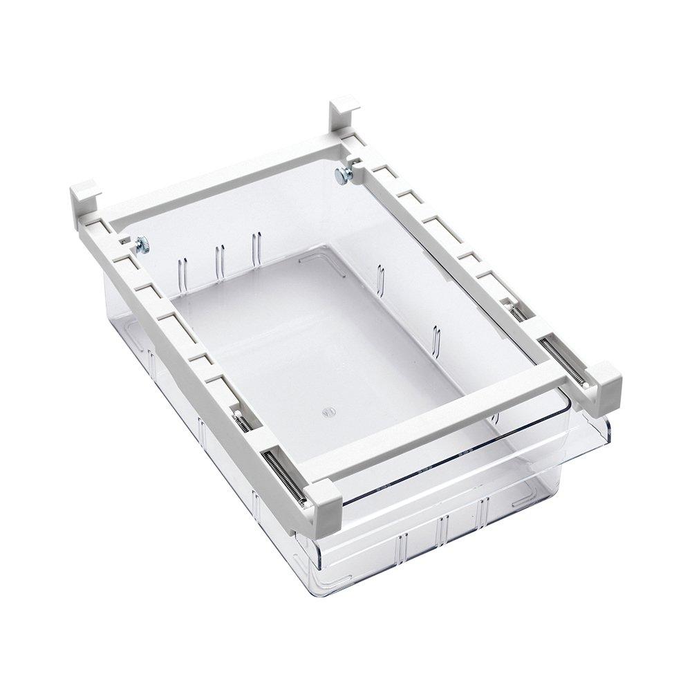 Clear - LIFE IDEAS - 2pcs Pull Out Fridge Drawer Organiser - 6