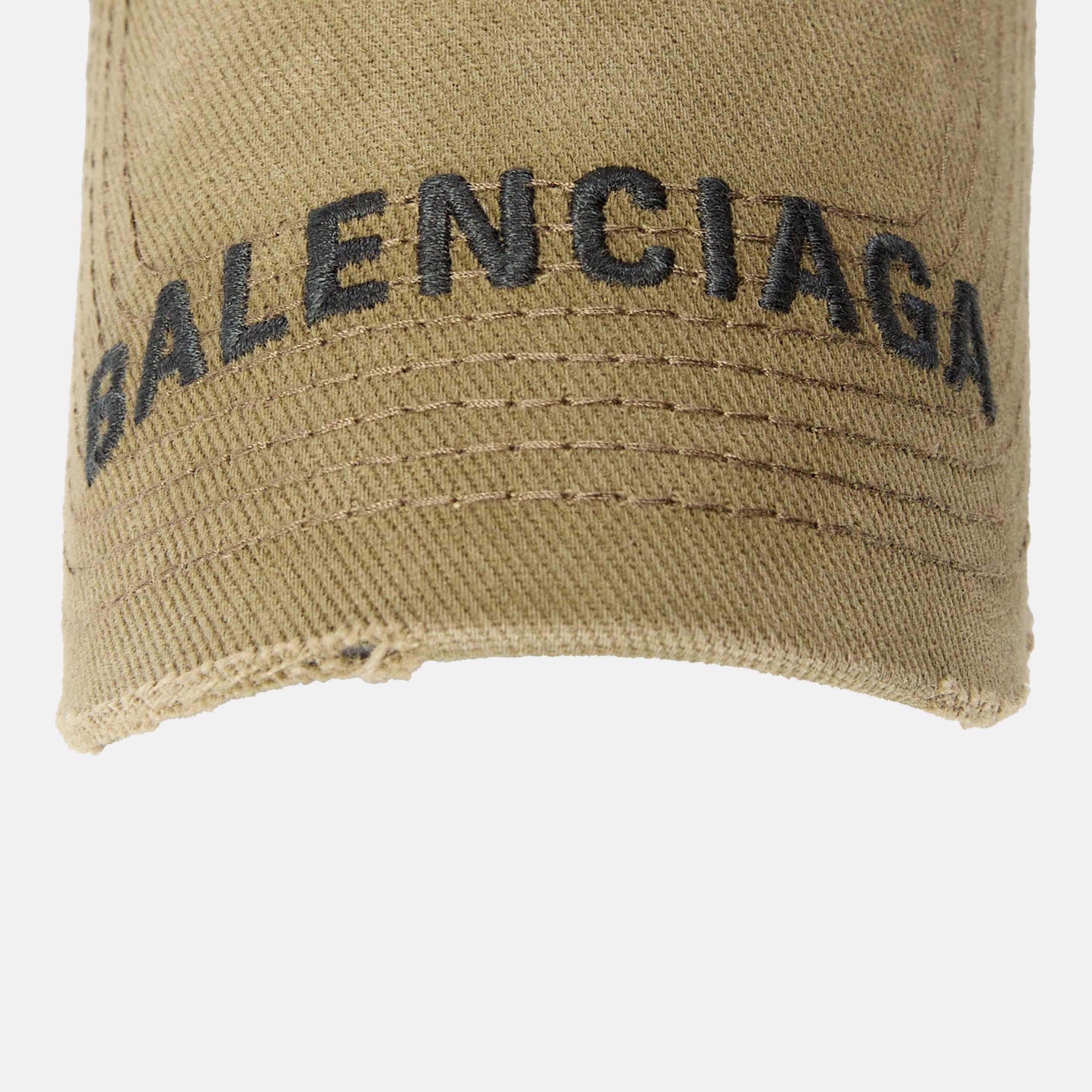 Khaki/Black W - Balenciaga - Men's Baseball Cap - 4
