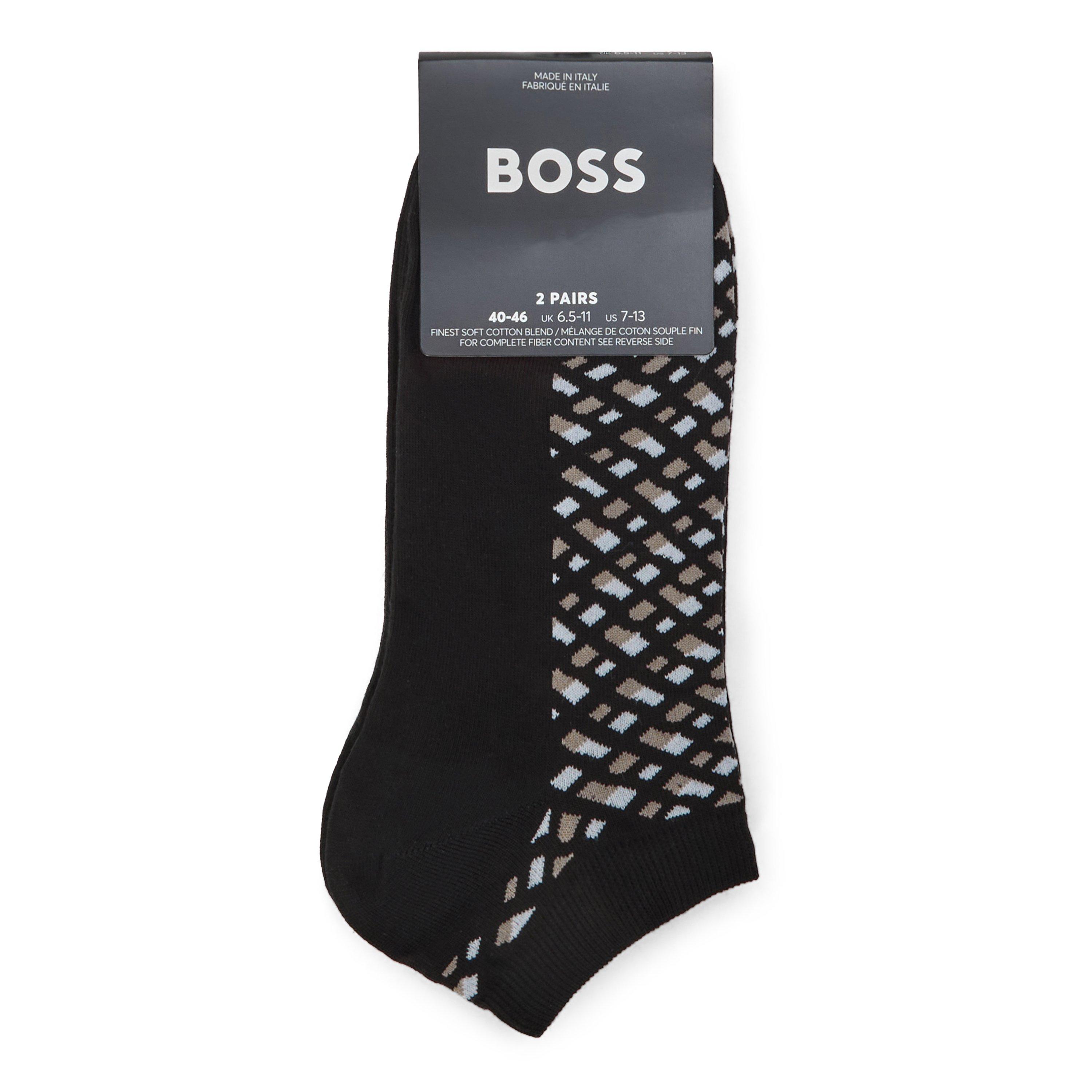 BLACK AND OTHER - Hugo - BOSS SCKS LINER MONOGRM - 2