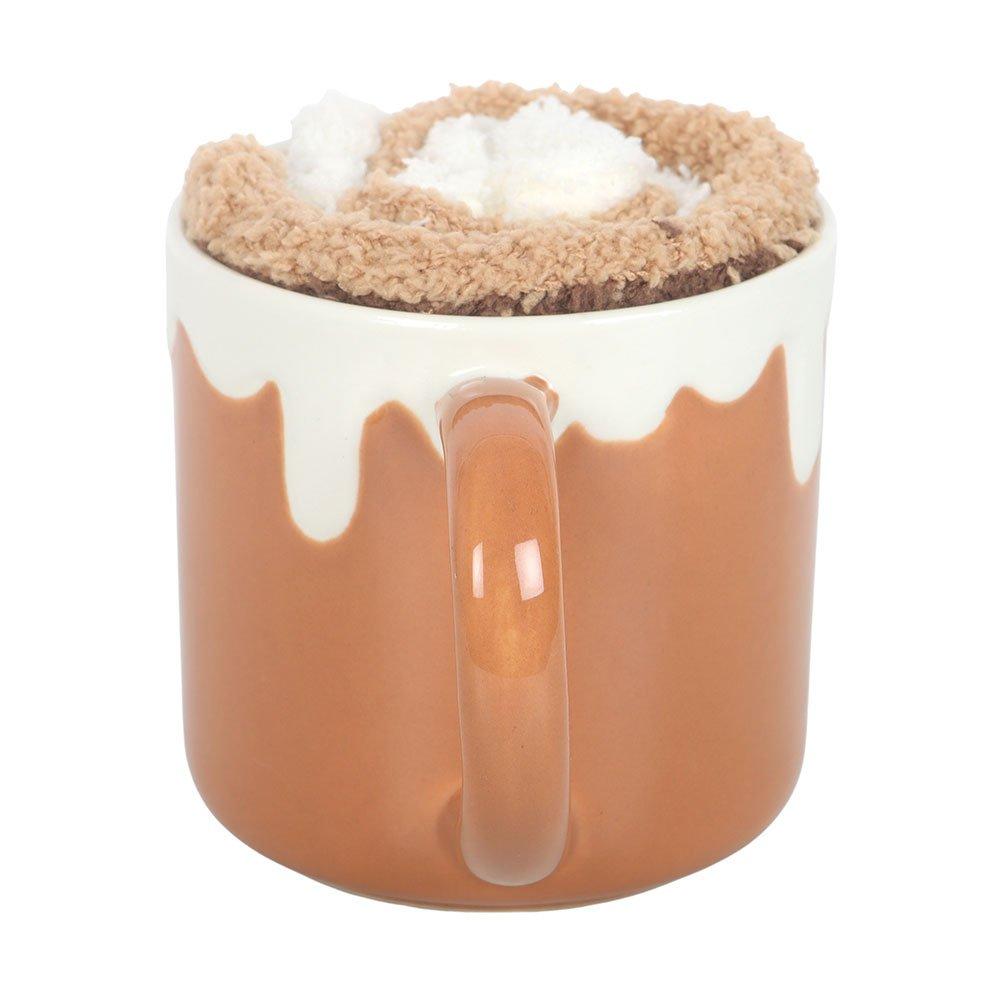 Brown - Something Different - Cinnamon Roll Mug and Socks Set - 3