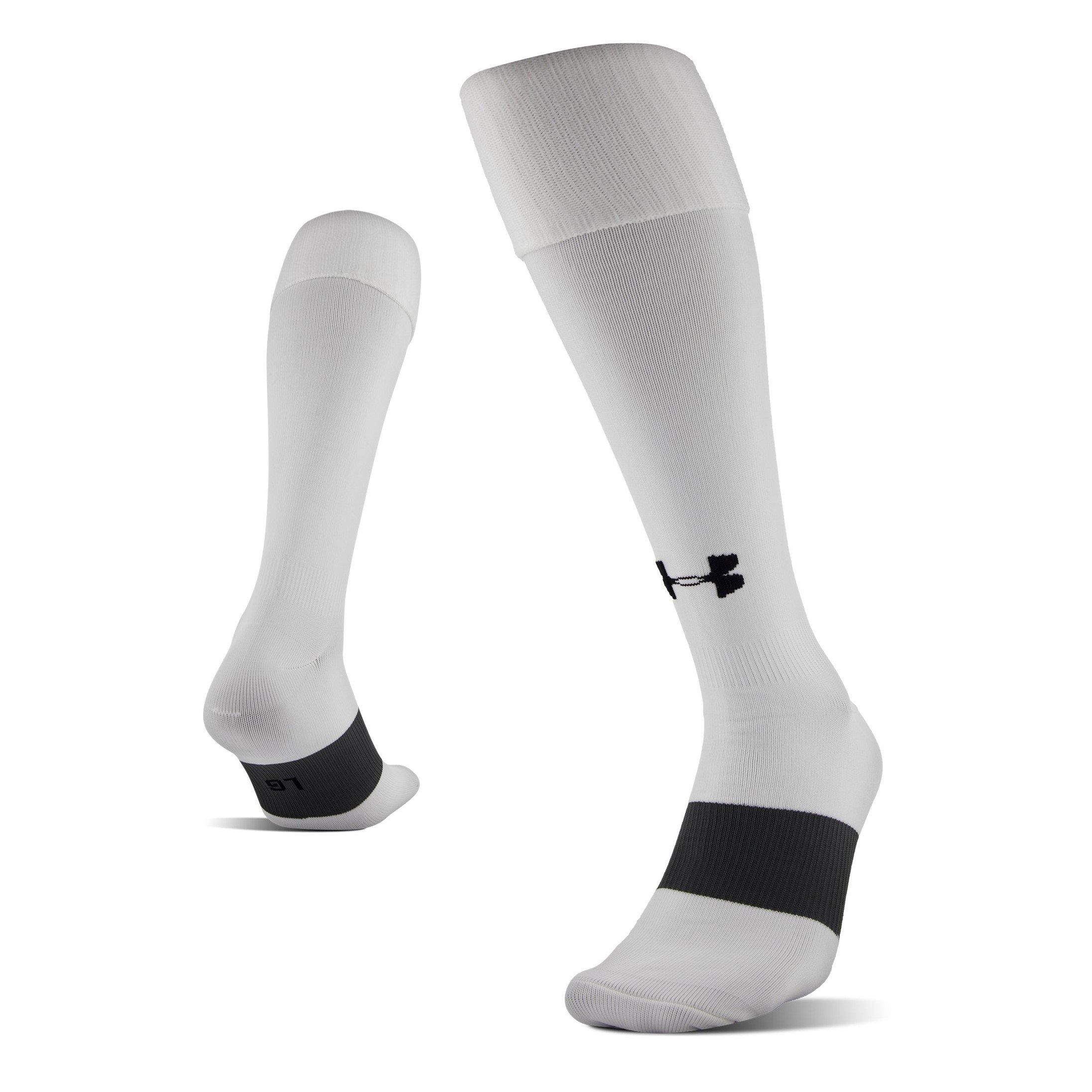 Wit/Zwart - Under Armour - Under Soccer Solid OTC Socks - 1