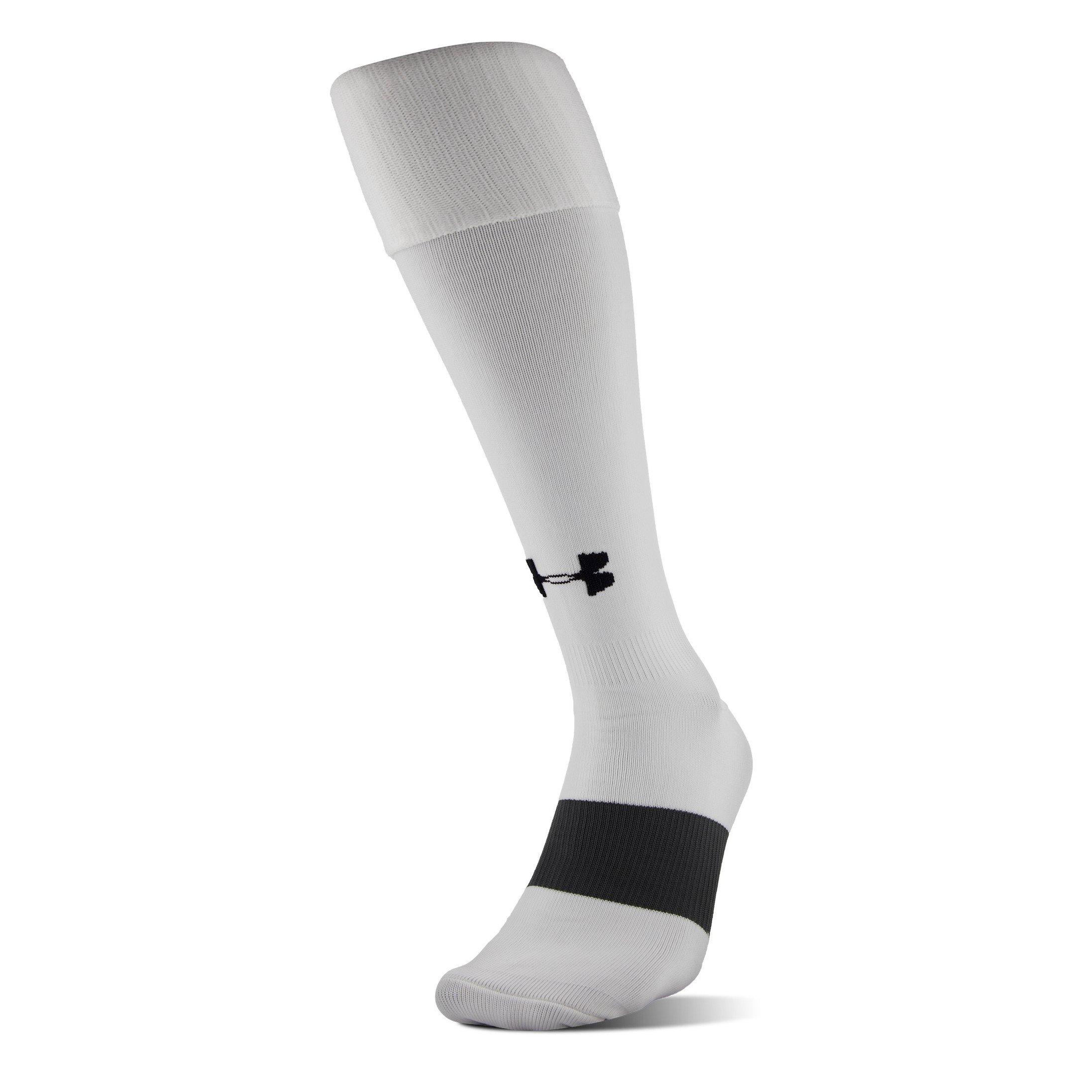 Wit/Zwart - Under Armour - Under Soccer Solid OTC Socks - 4
