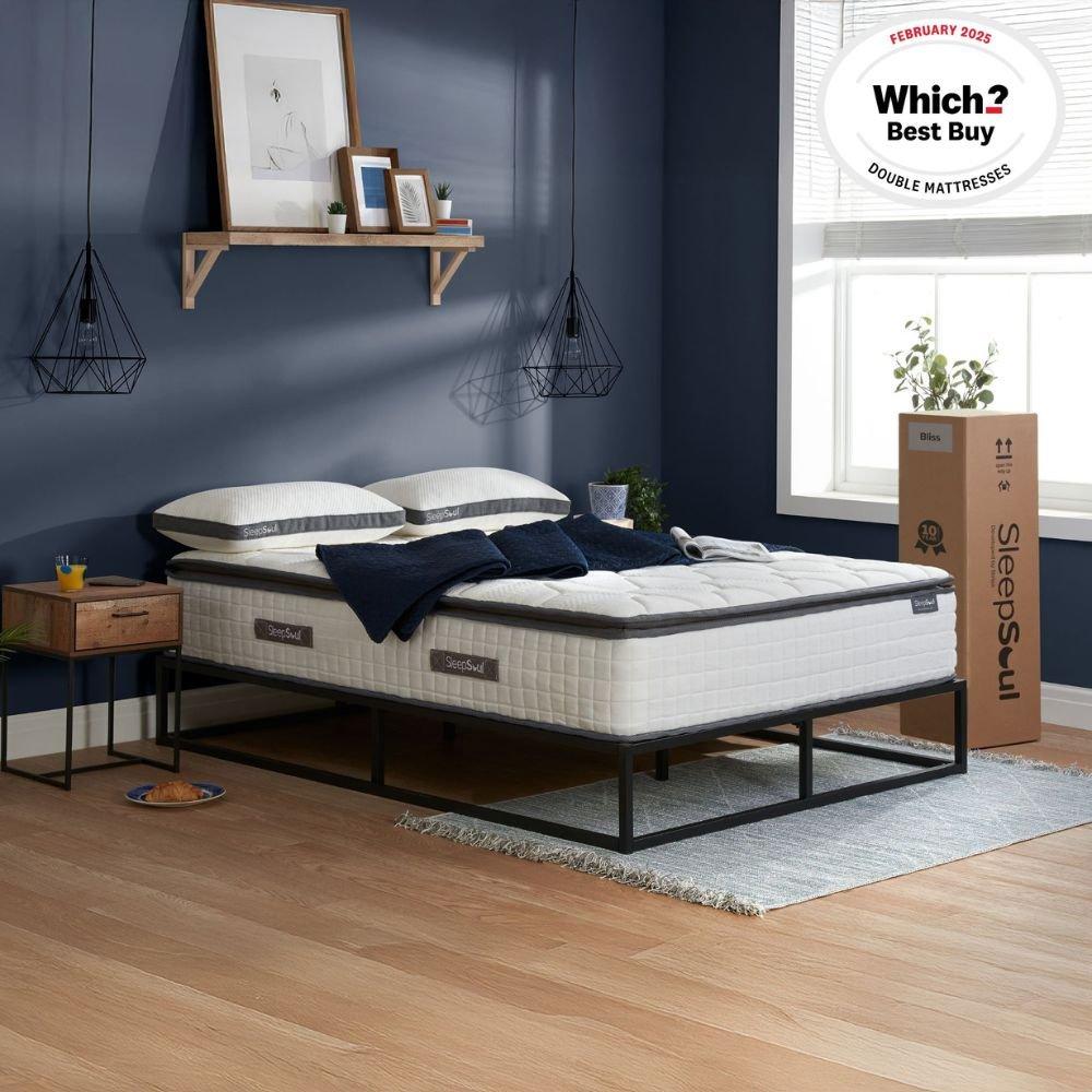 White - SleepSoul - SleepSoul Bliss Super King Mattress - 1