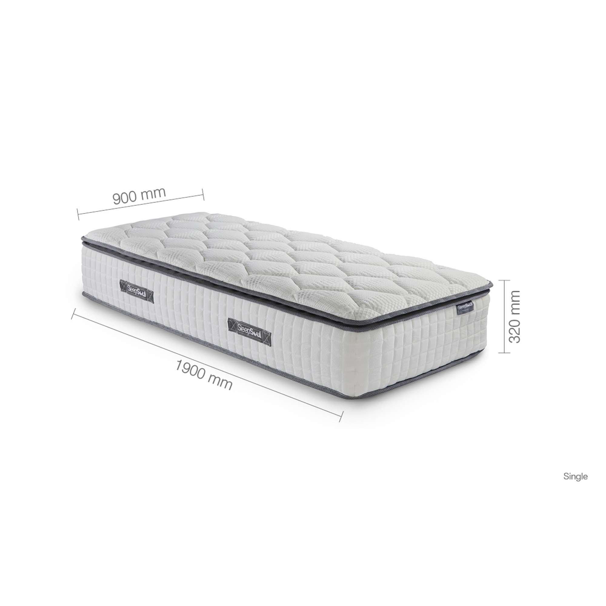 White - SleepSoul - Bliss Mattress - 9