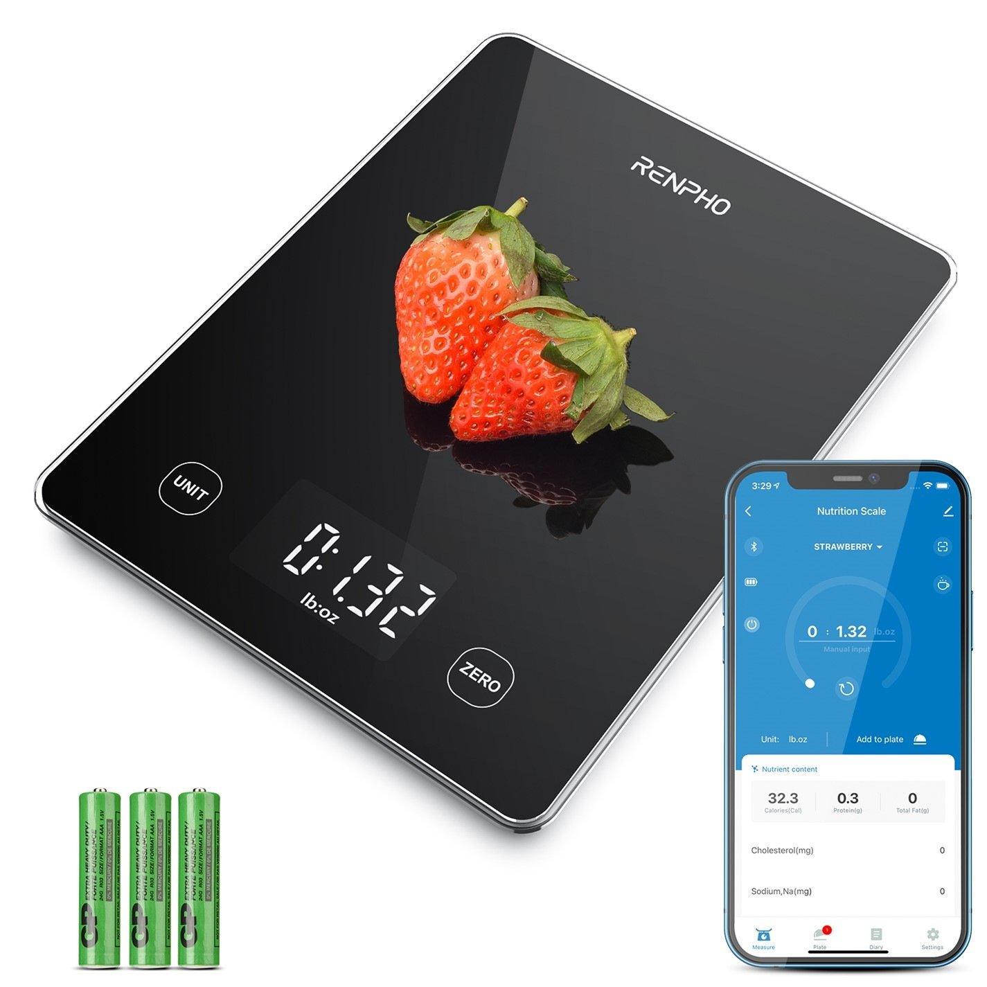 Renpho  Nutritional Scale - Calibra 1L Glass Black