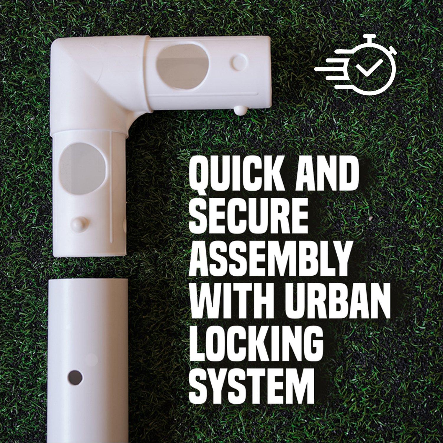 White - Football Flick - Football Flick Urban UPVC Goal 6 x 4 - 4