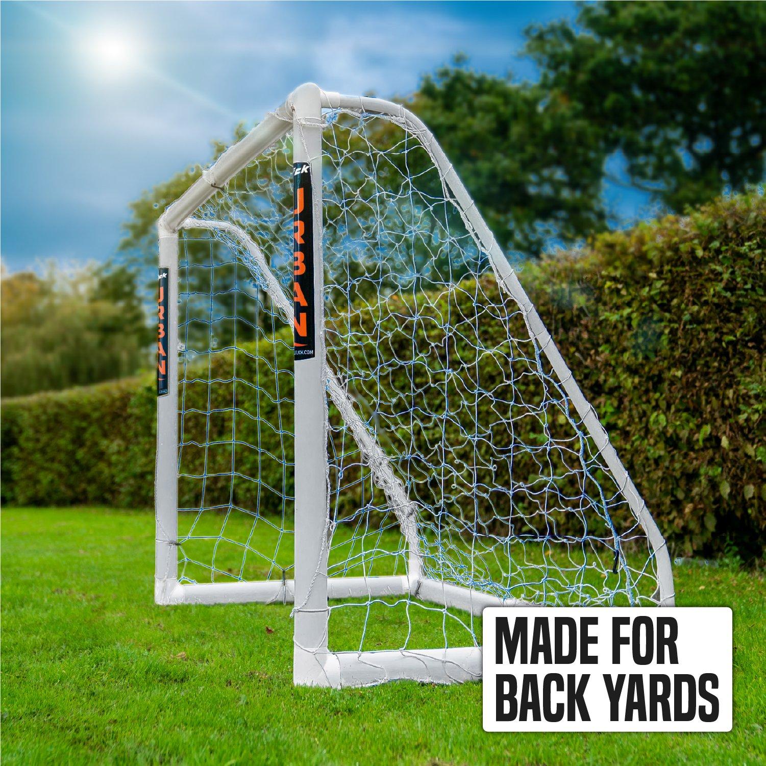 White - Football Flick - Football Flick Urban UPVC Goal 6 x 4 - 8