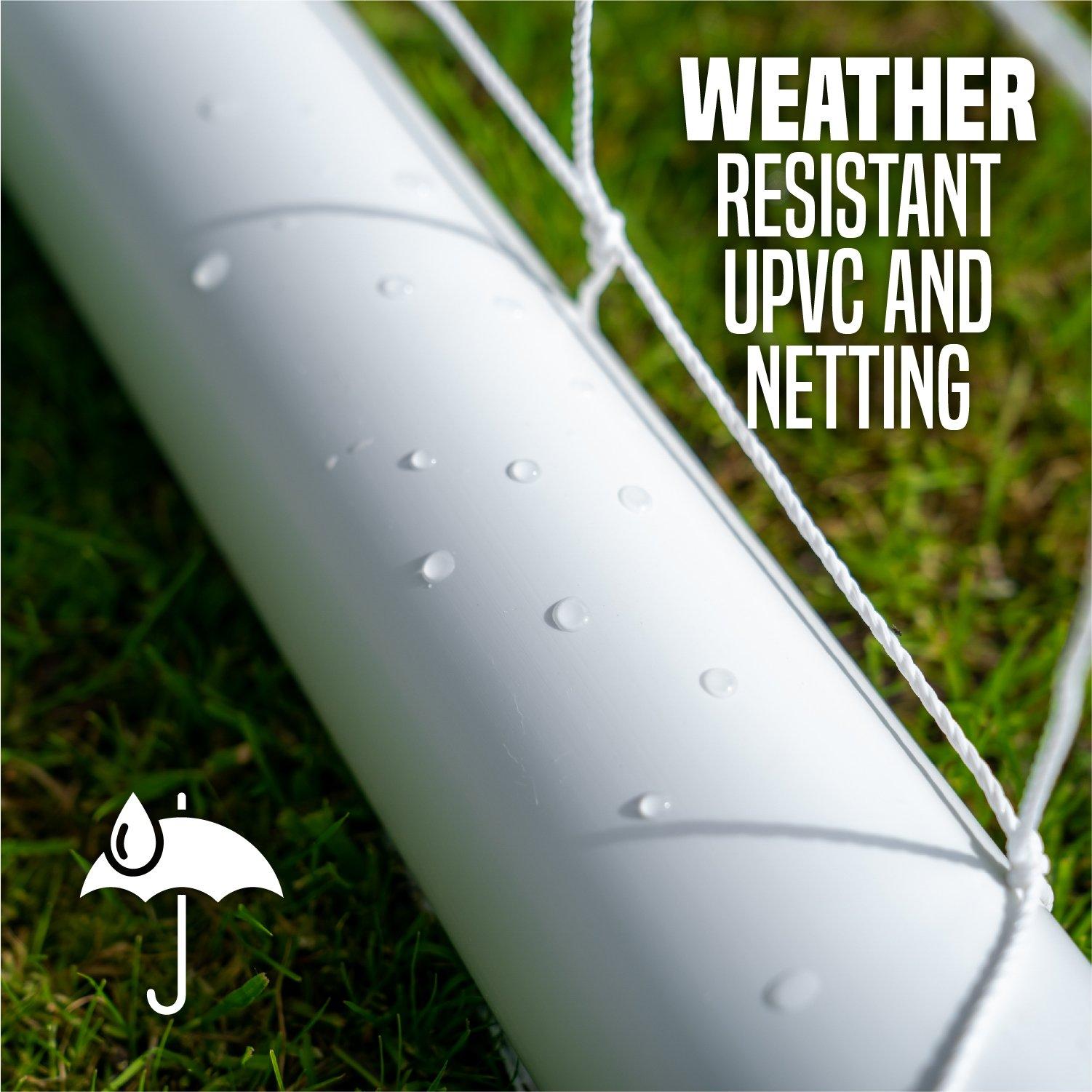 White - Football Flick - Football Flick Urban UPVC Goal 6 x 4 - 10