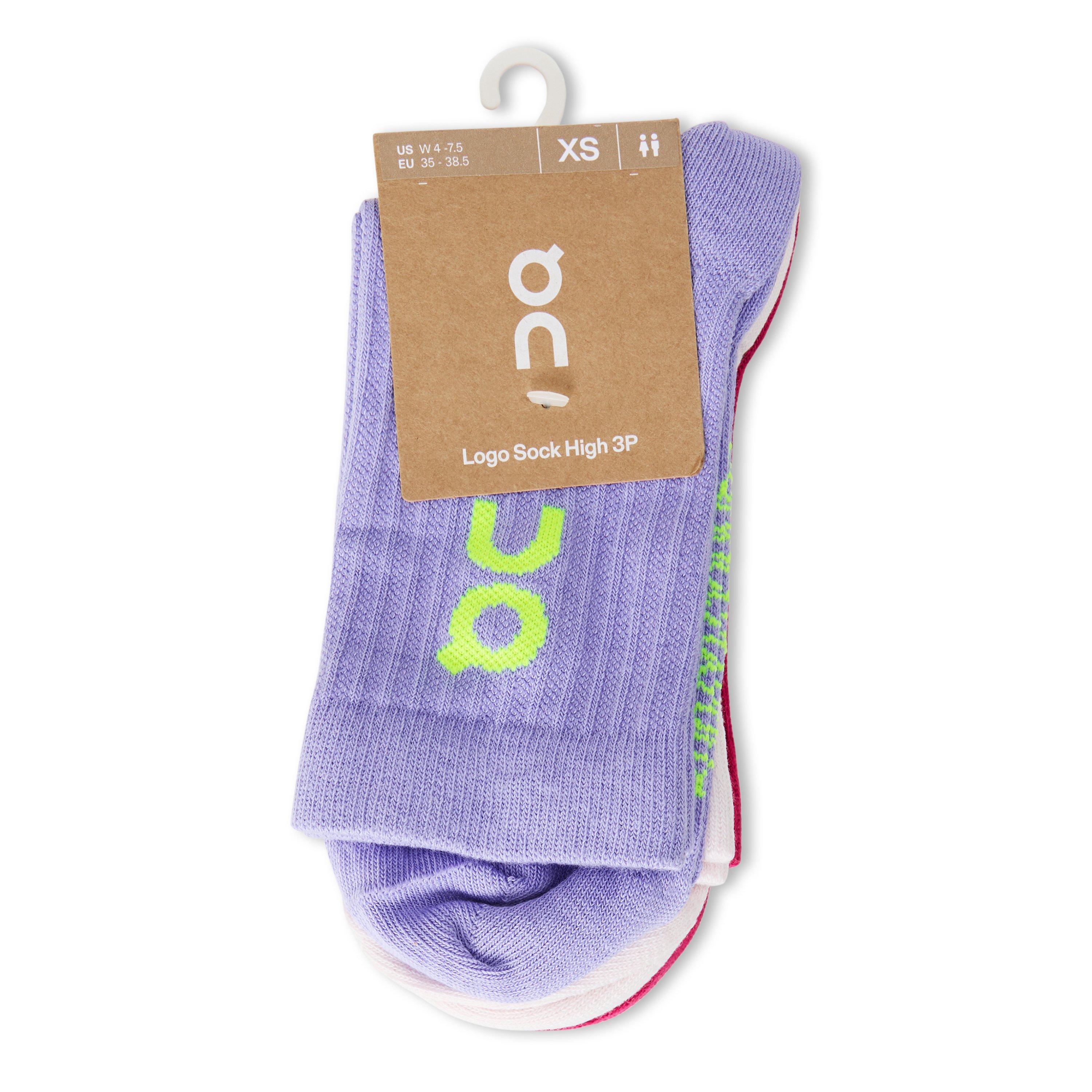 PINK AND OTHER - On - ACC LOGO SOCKS HIGH - 2