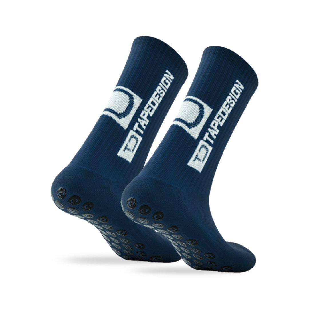 Tapedesign Navy Classic Grip Socks - One Size - Image 4