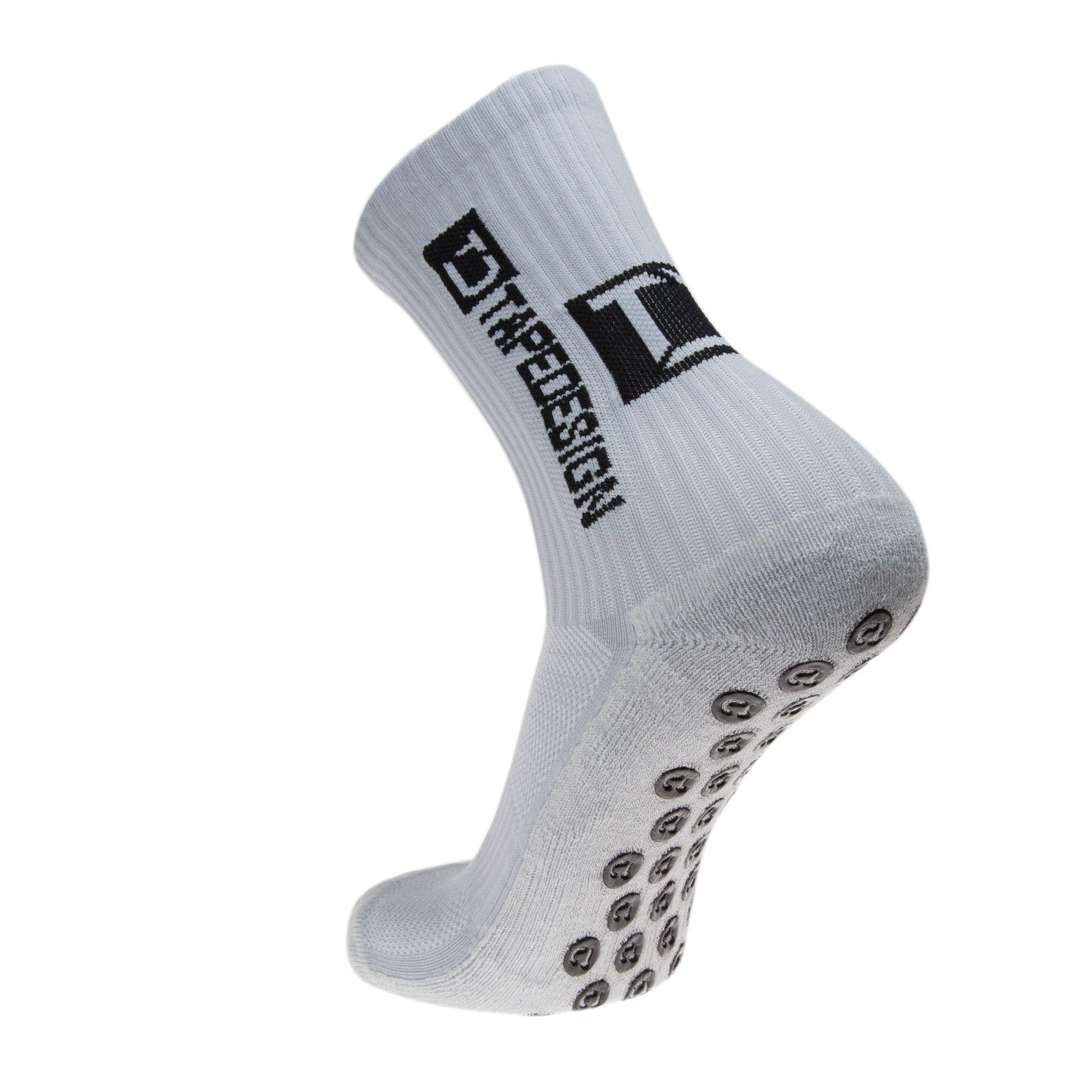 Lichtgrijs - TapeDesign - Classic Grip Socks Juniors - 3