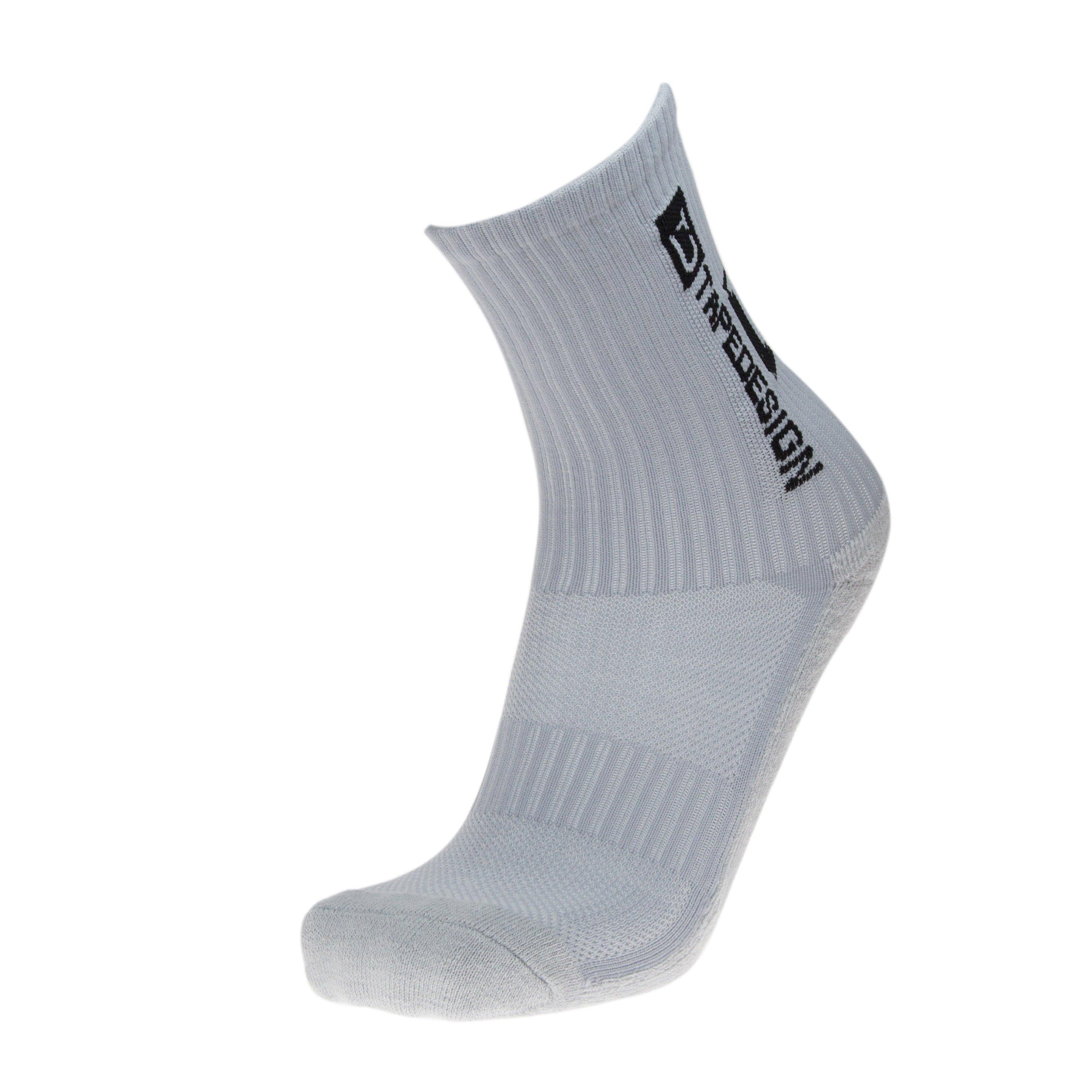 Lichtgrijs - TapeDesign - Classic Grip Socks Juniors - 5
