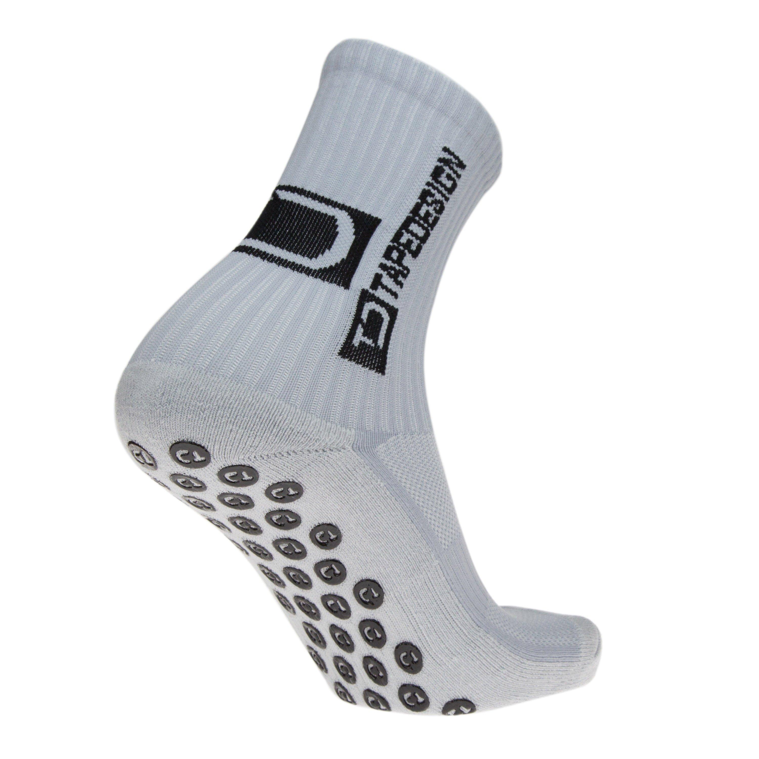 Lichtgrijs - TapeDesign - Classic Grip Socks Juniors - 6