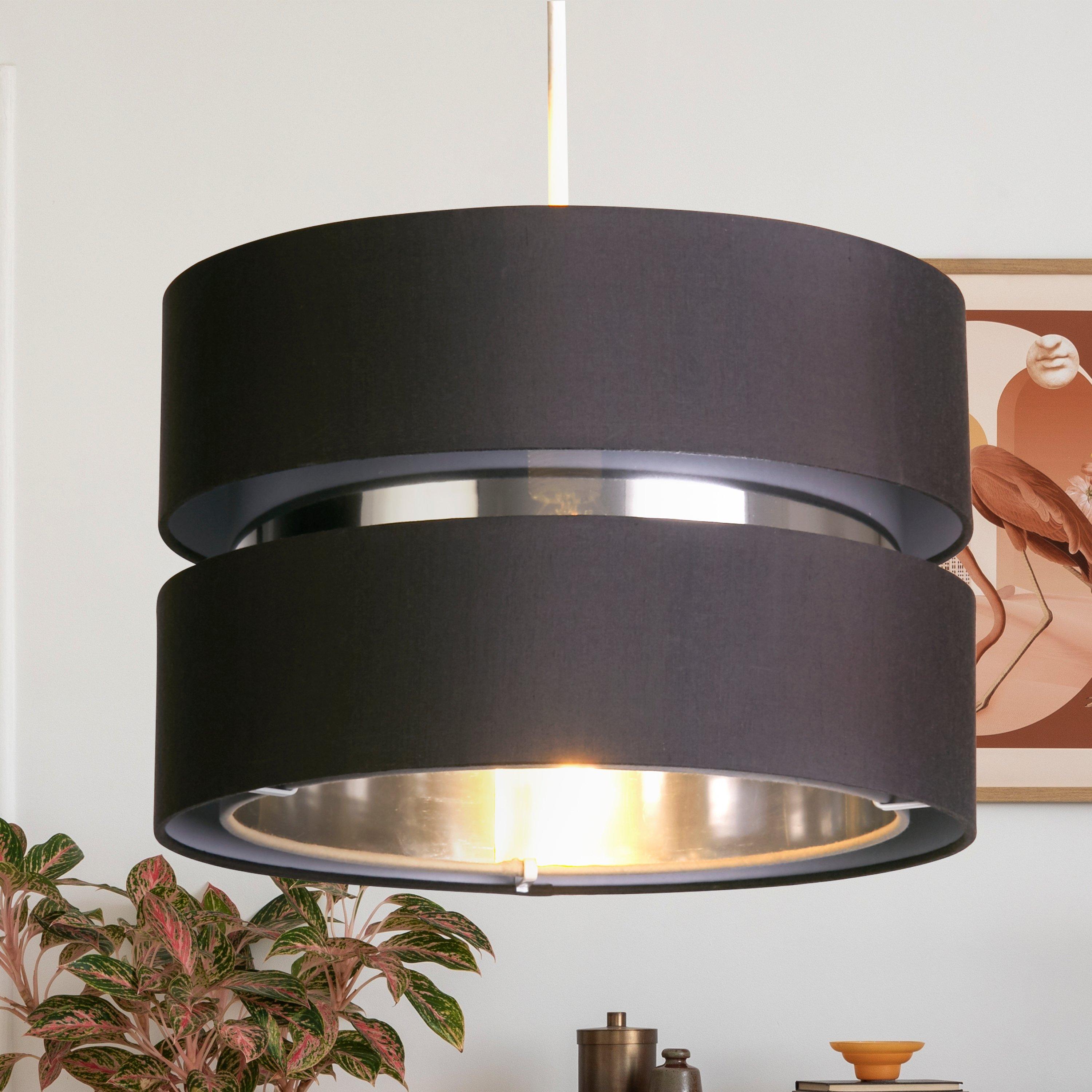 Lighting Collection  Brea Ceiling Shade Grey