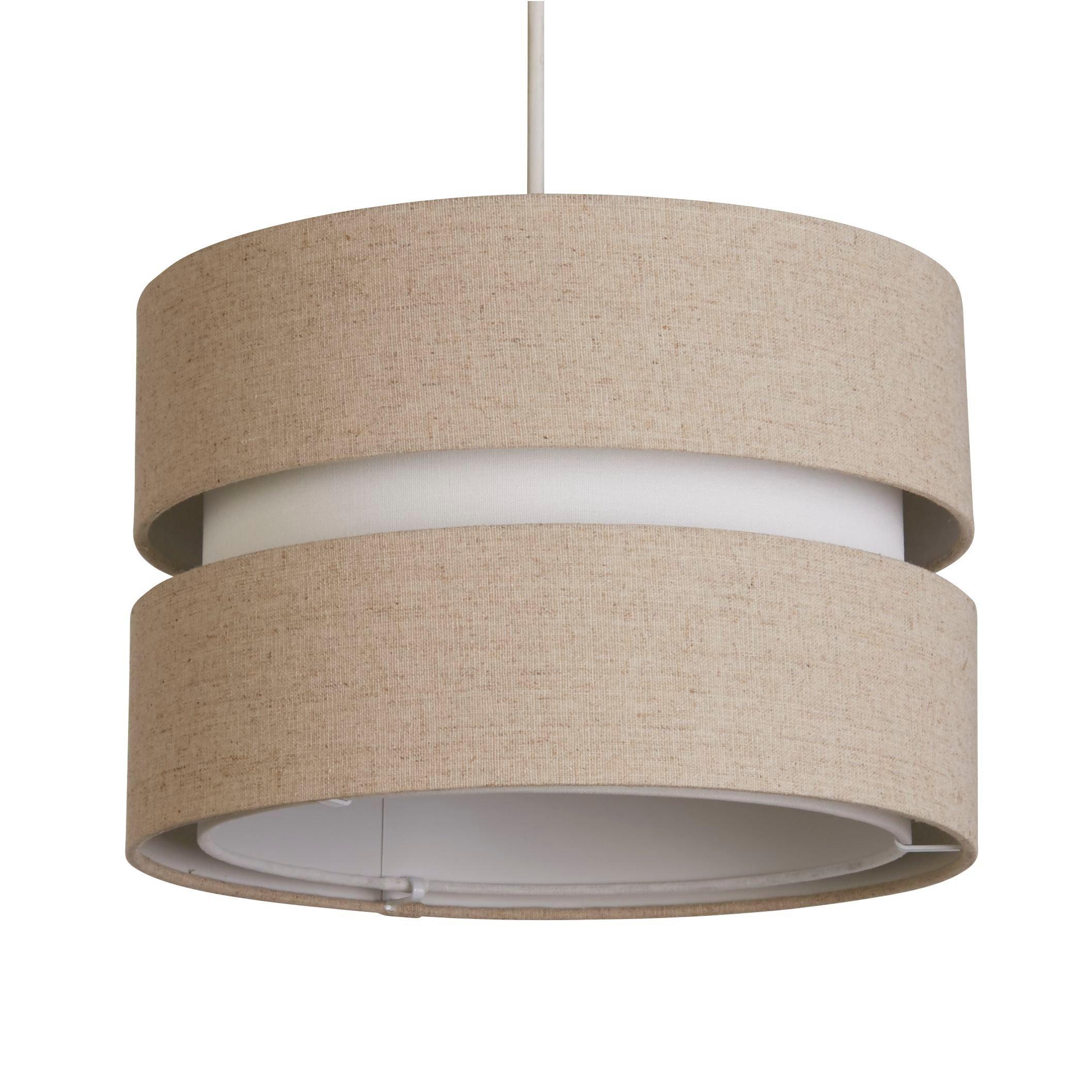 Natural - Lighting Collection - Brea Grey Ceiling Shade - 3