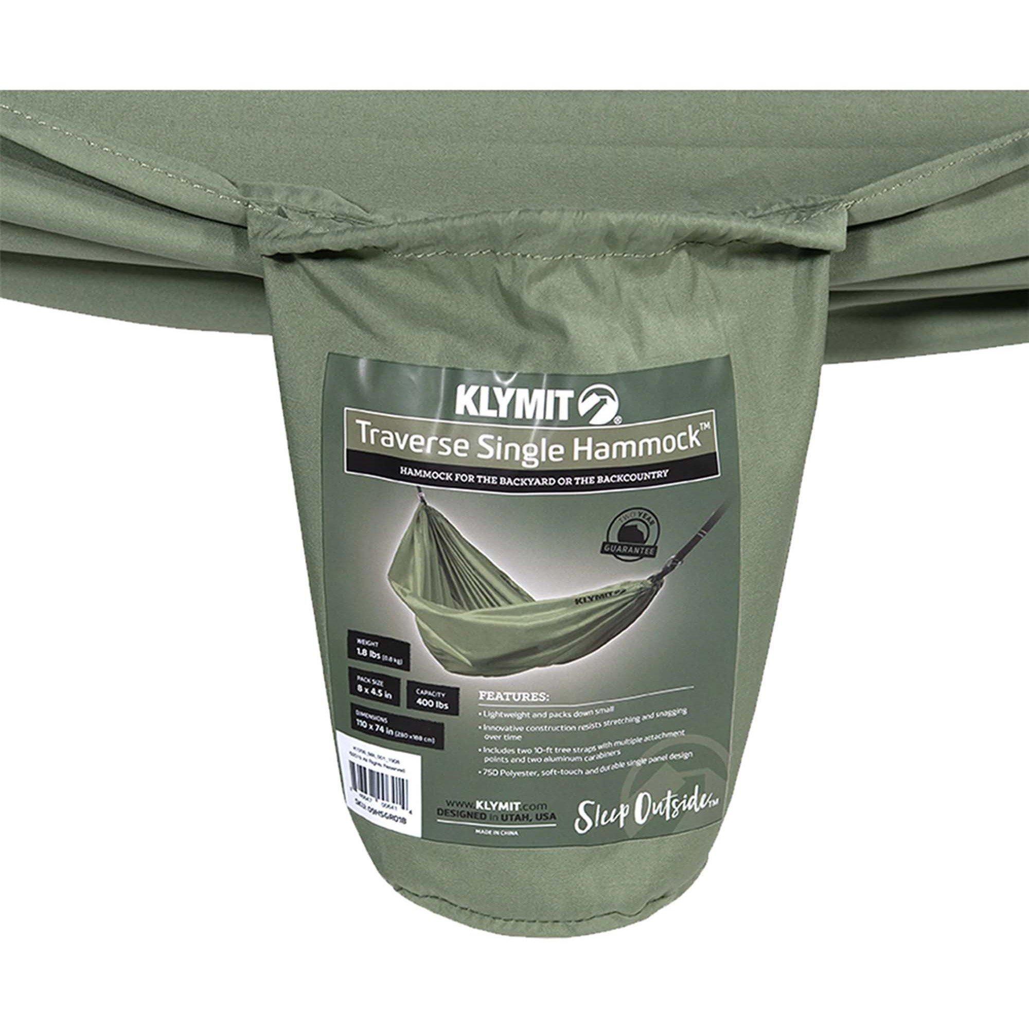 Green - Klymit - Traverse Single Hammock - 3