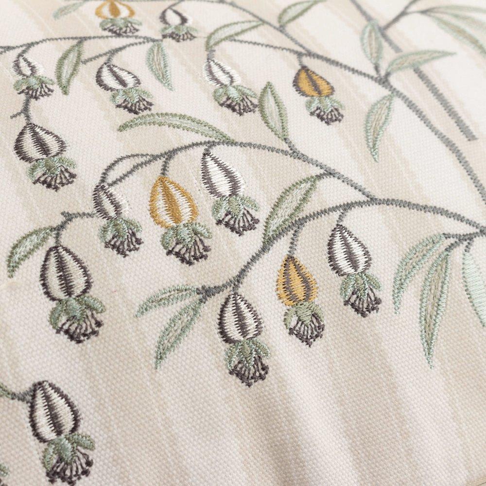 Linen - Sanderson - Chinese Lanterns Embroidered Feather Filled Cushio - 4
