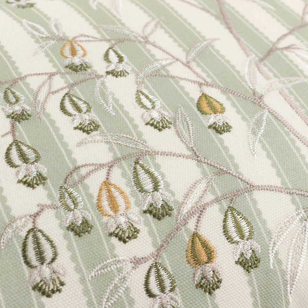 Sage - Sanderson - Chinese Lanterns Embroidered Feather Filled Cushio - 4