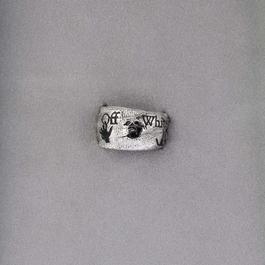 Off White Swimming Logo Ring