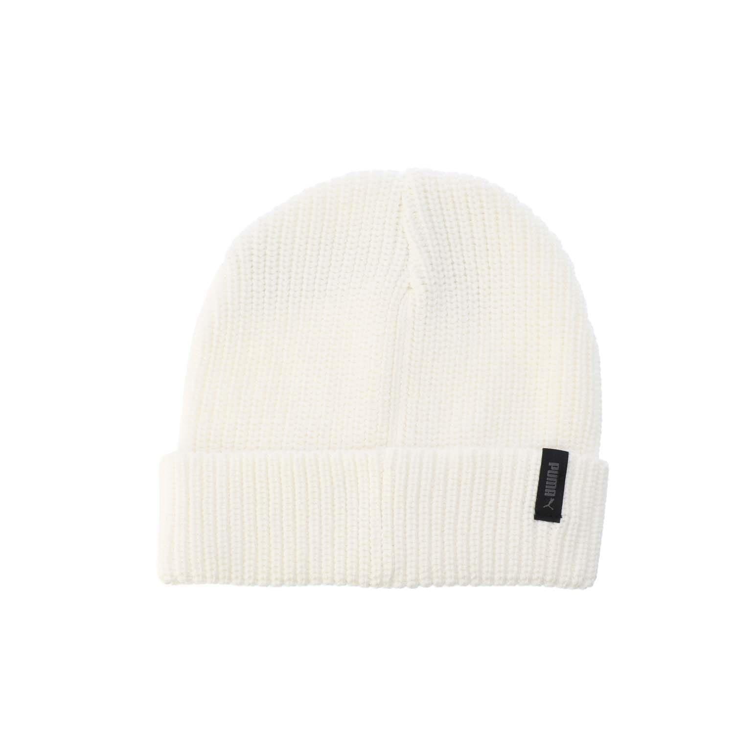 White - Puma - Classic Graphic Short Beanie - 2
