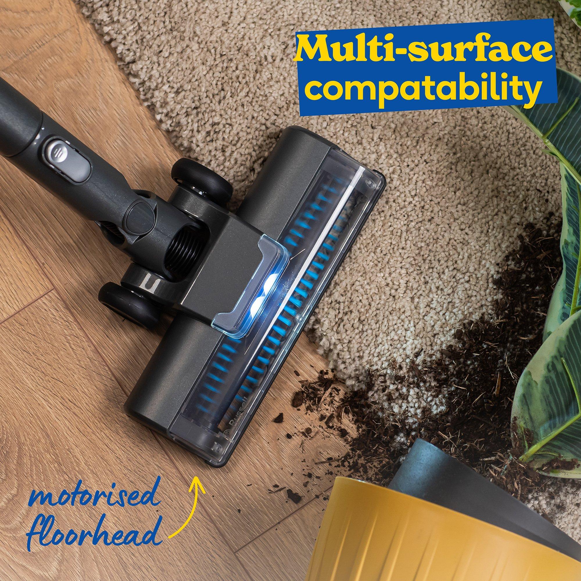 Grey & Blue - Russell Hobbs - RHHS4101 Cordless Stick Vacuum - 10