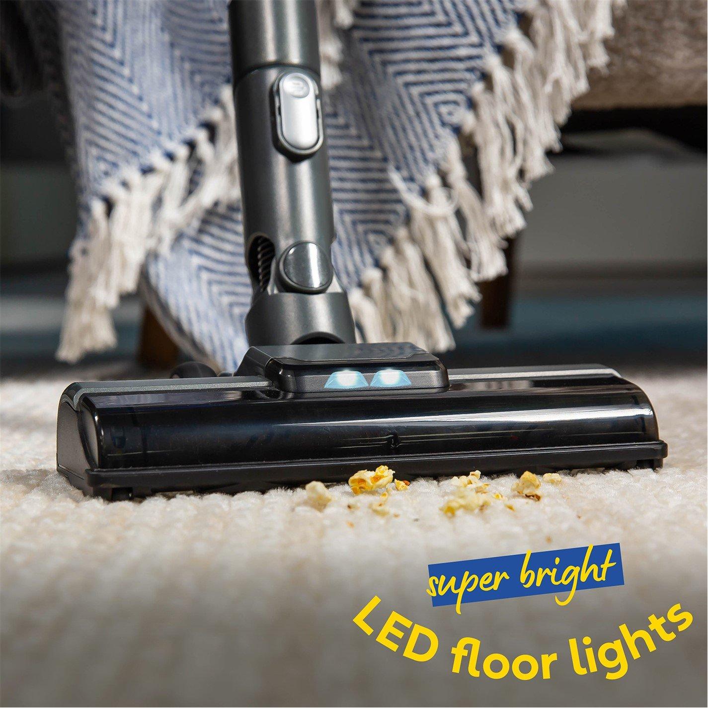 Grey & Blue - Russell Hobbs - Russell Hobbs RHHS4101 Cordless Stick Vacuum - 8