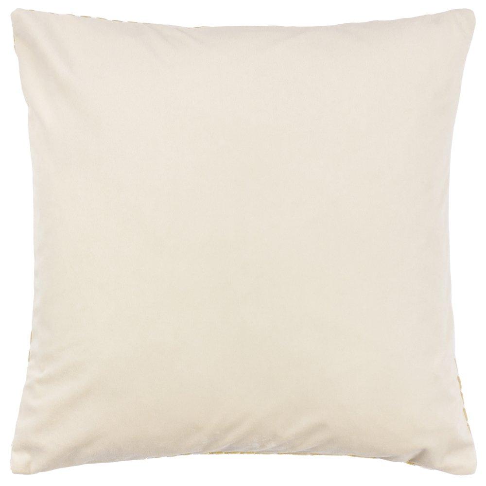 Ivory - Paoletti - Evoke Cut Velvet Fibre Filled Cushion - 2