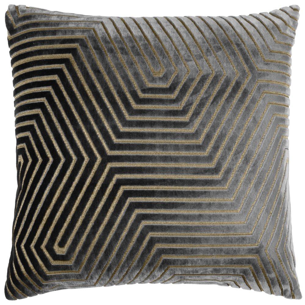 Evoke Cut Velvet Fibre Filled Cushion