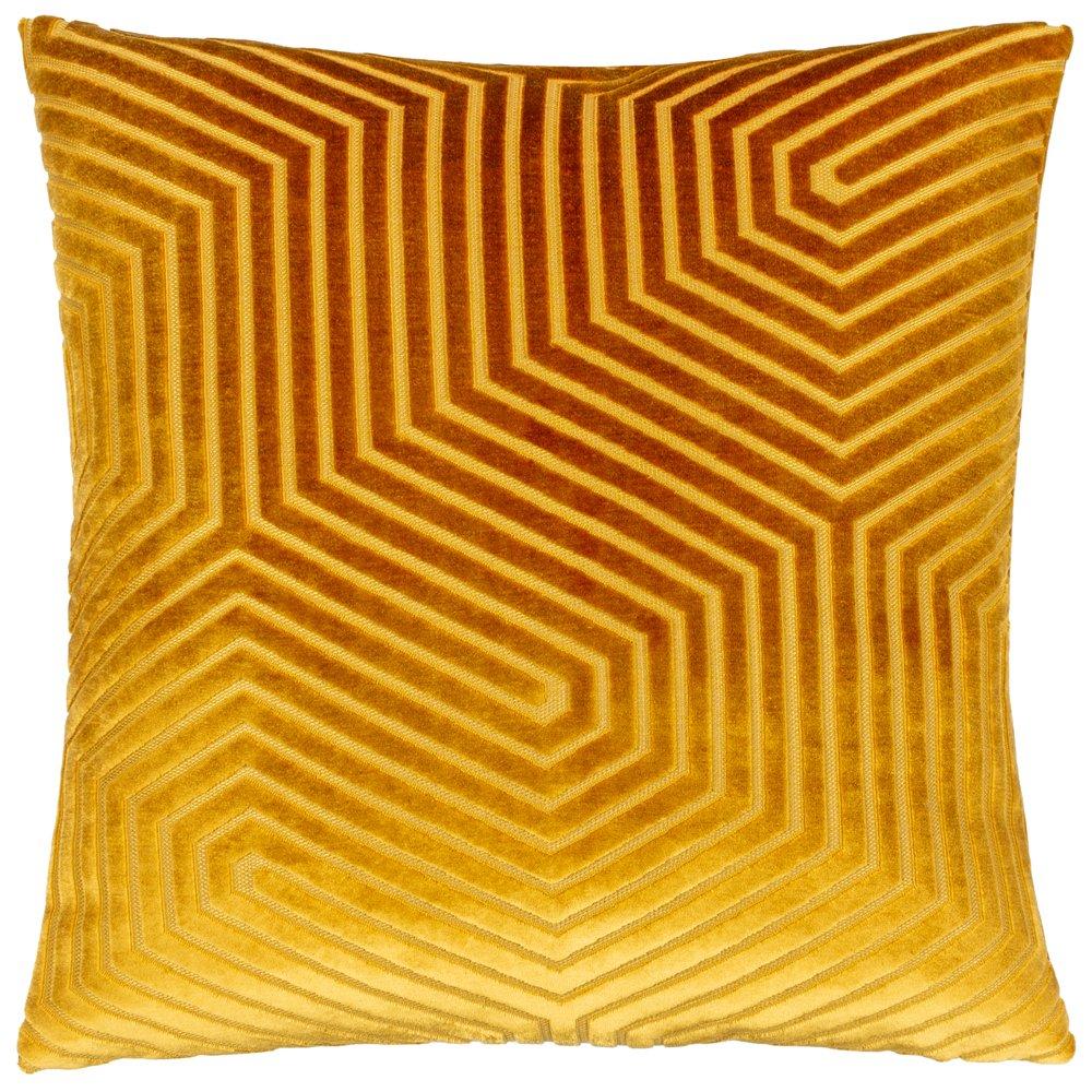 Evoke Cut Velvet Fibre Filled Cushion