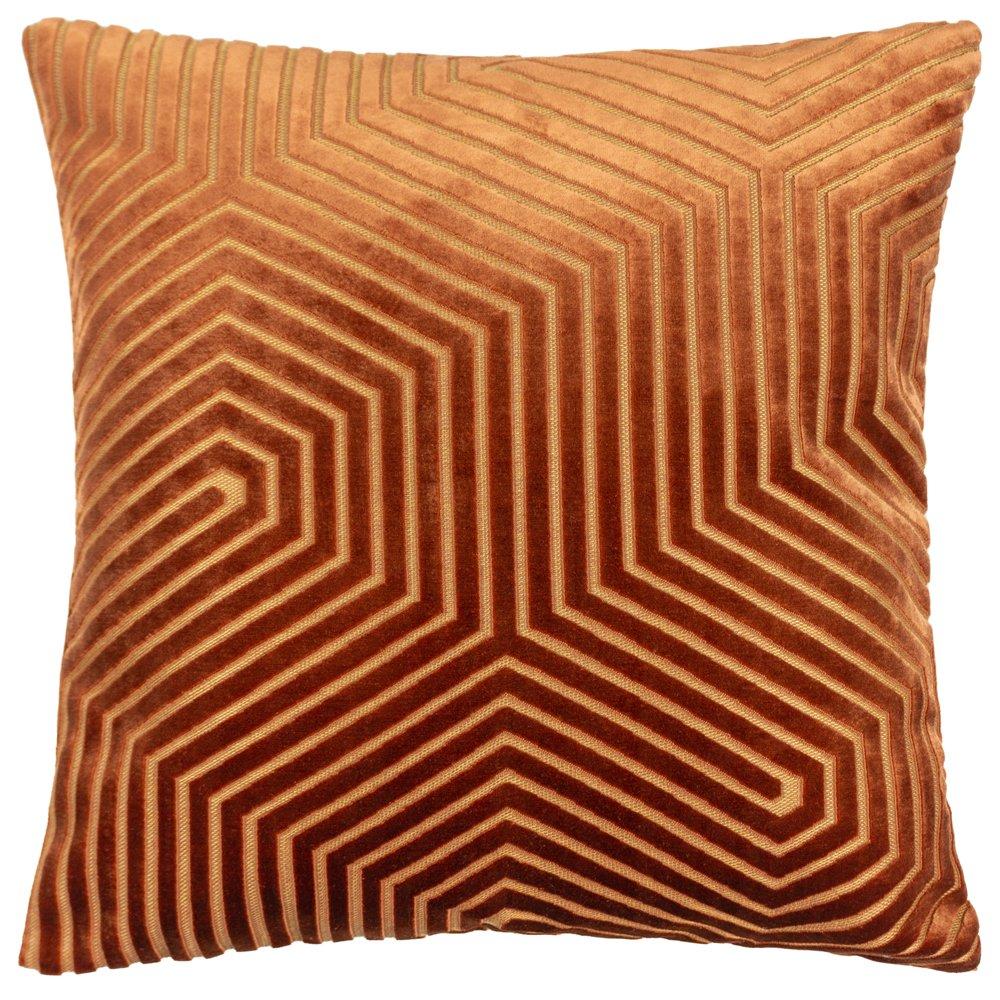 Evoke Cut Velvet Fibre Filled Cushion