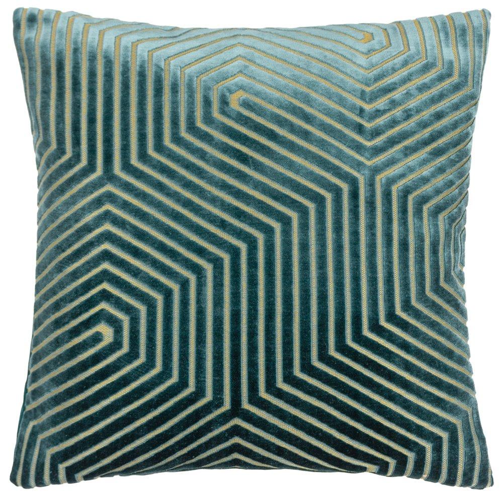 Evoke Cut Velvet Fibre Filled Cushion