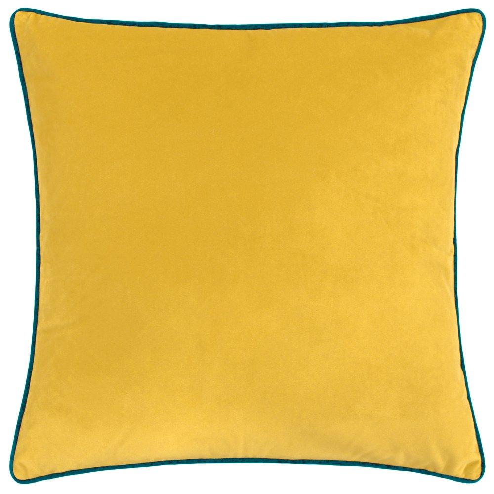 Furn  Meridian Velvet Fibre Filled Cushion - Cylon/Teal - 45x45cm