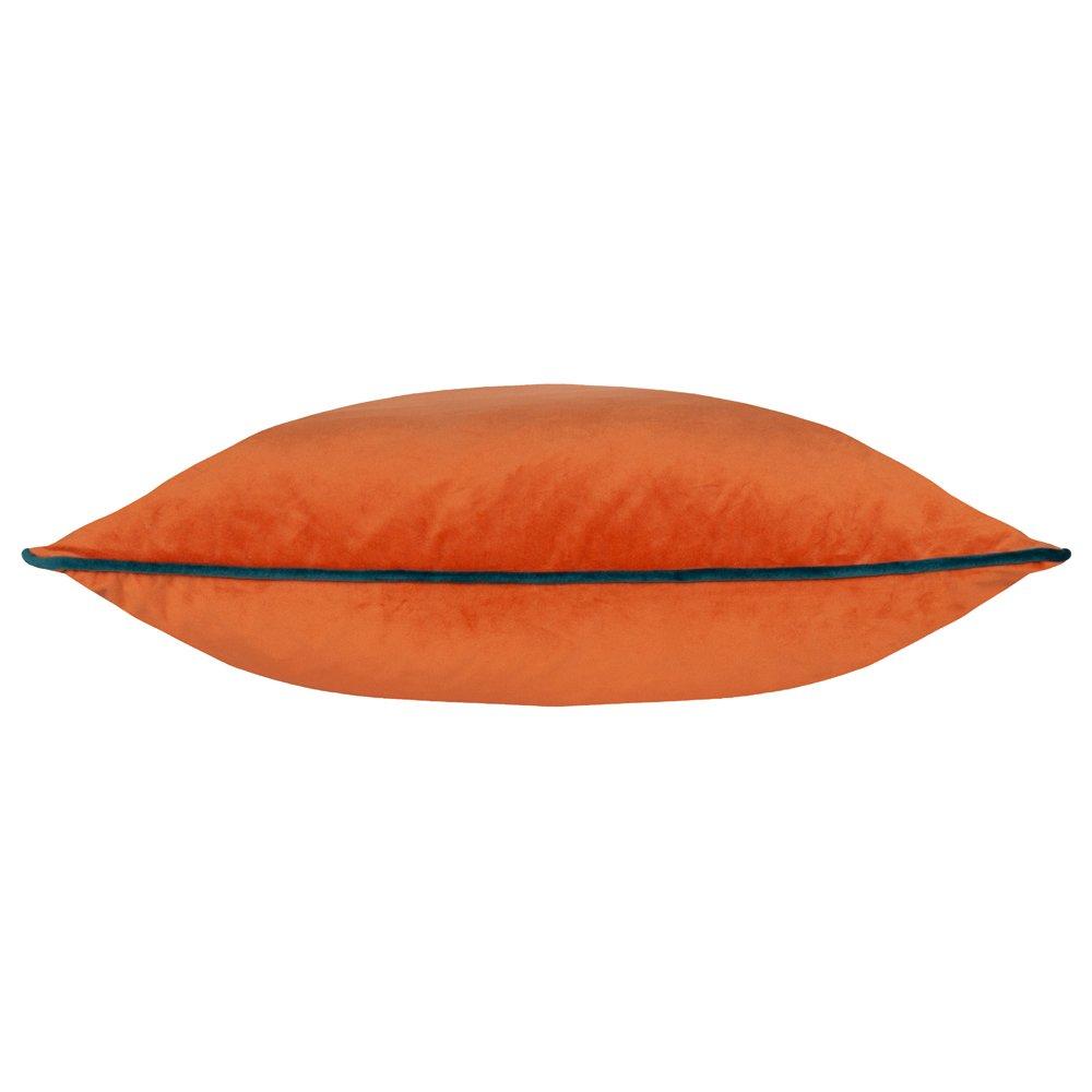 Tiger/Teal - Furn - Meridian Velvet Fibre Filled Cushion - 2