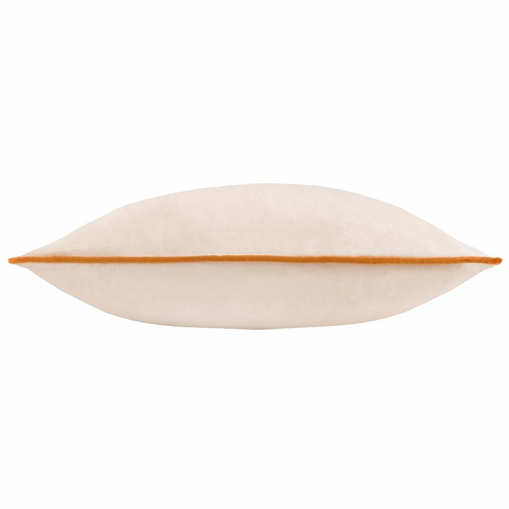 Ecru/Ginger - Furn - Meridian Velvet Fibre Filled Cushion - 2