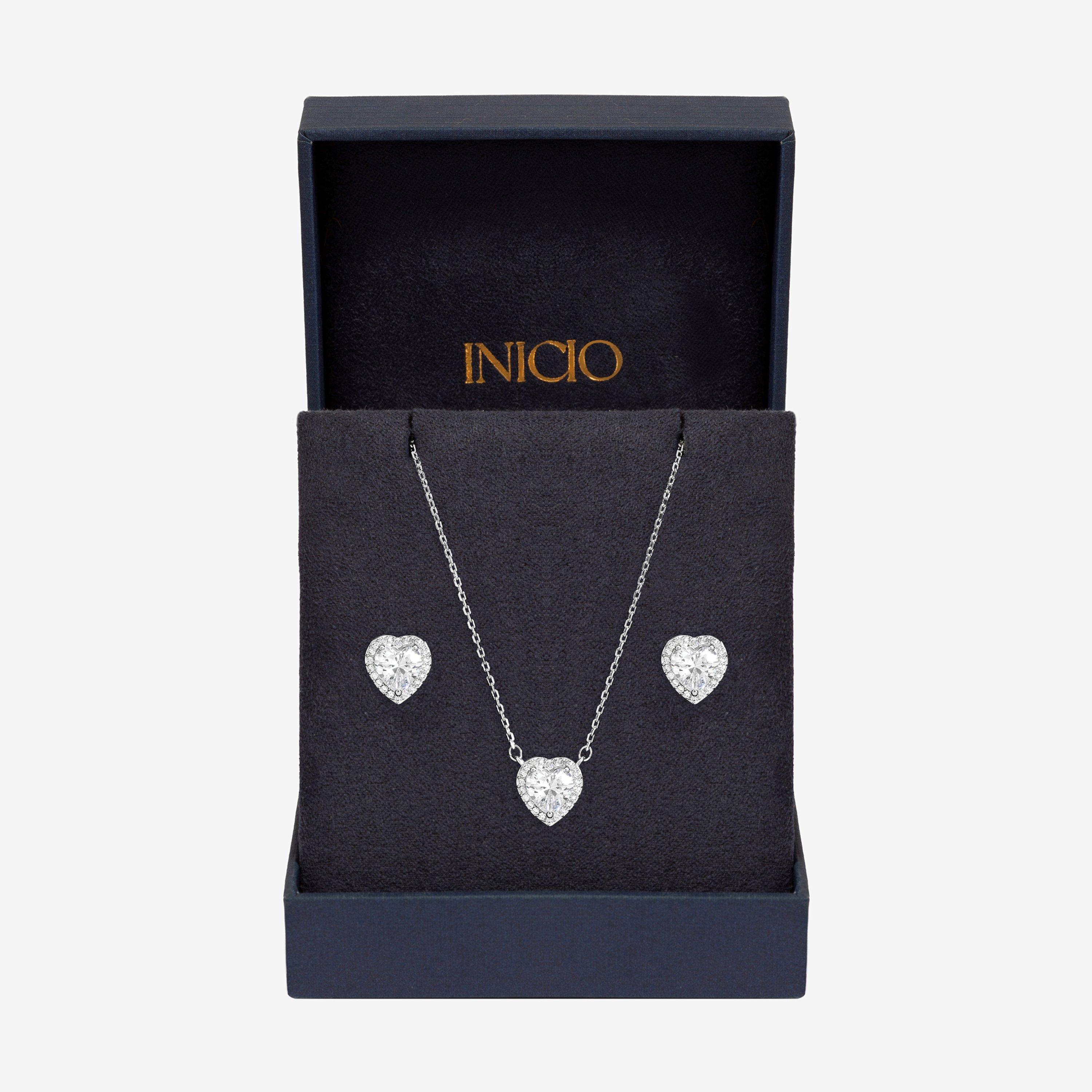 Silver - Inicio - Halo Heart Set - Gift Box - 1