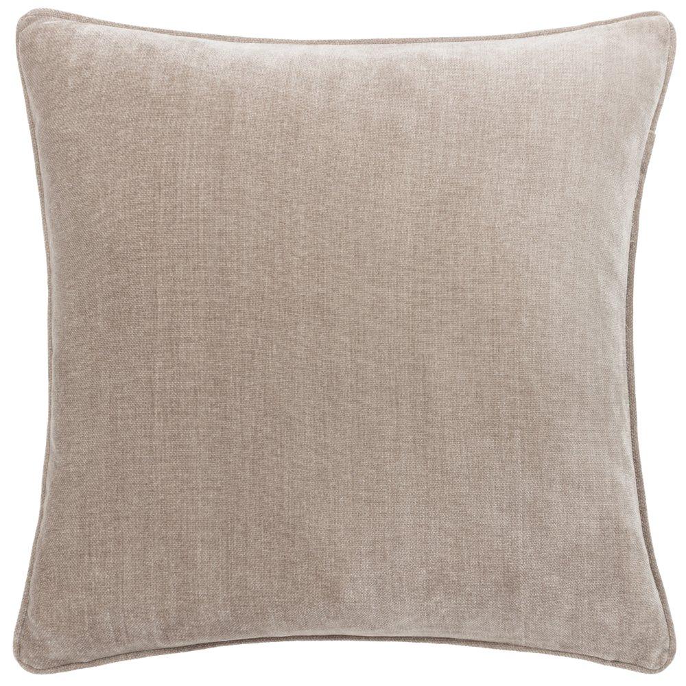Heavy Chenille Piped Fibre Filled Cushion