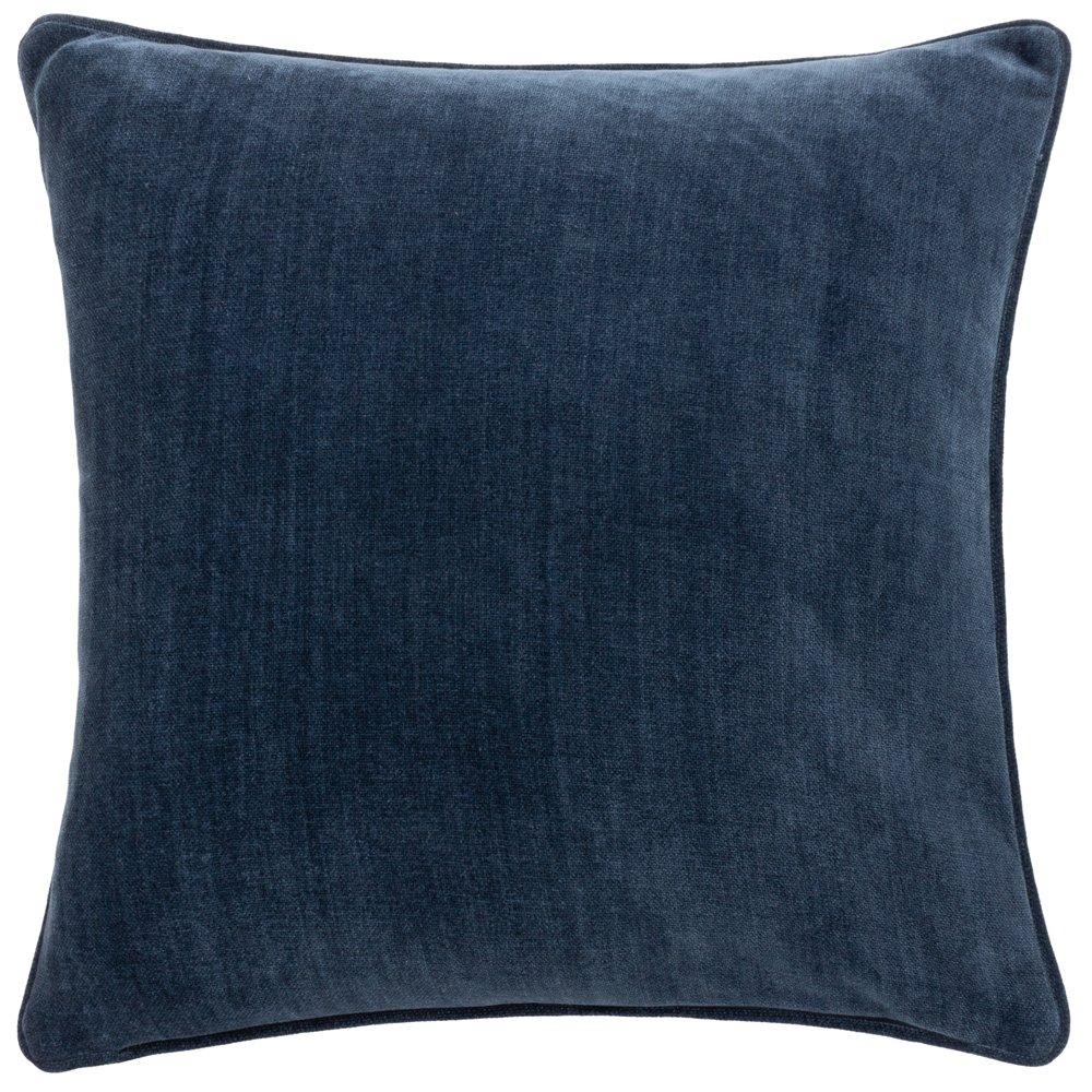 Heavy Chenille Piped Fibre Filled Cushion