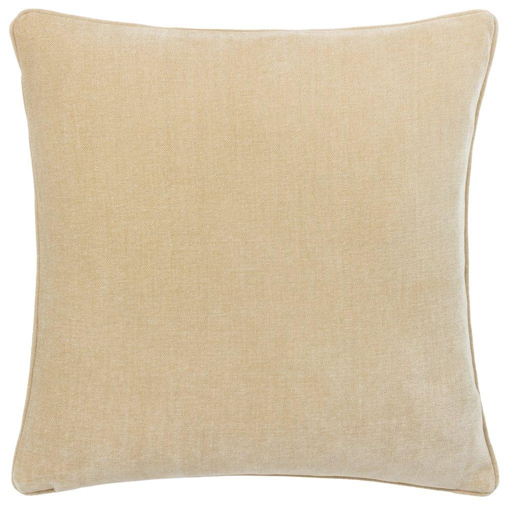 Natural - Yard - Heavy Chenille Piped Fibre Filled Cushion - 1