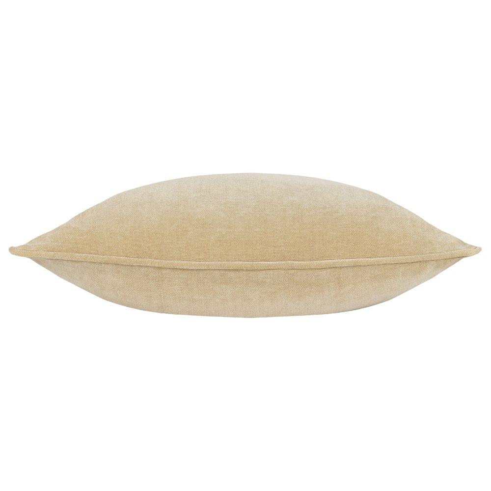 Natural - Yard - Heavy Chenille Piped Fibre Filled Cushion - 2