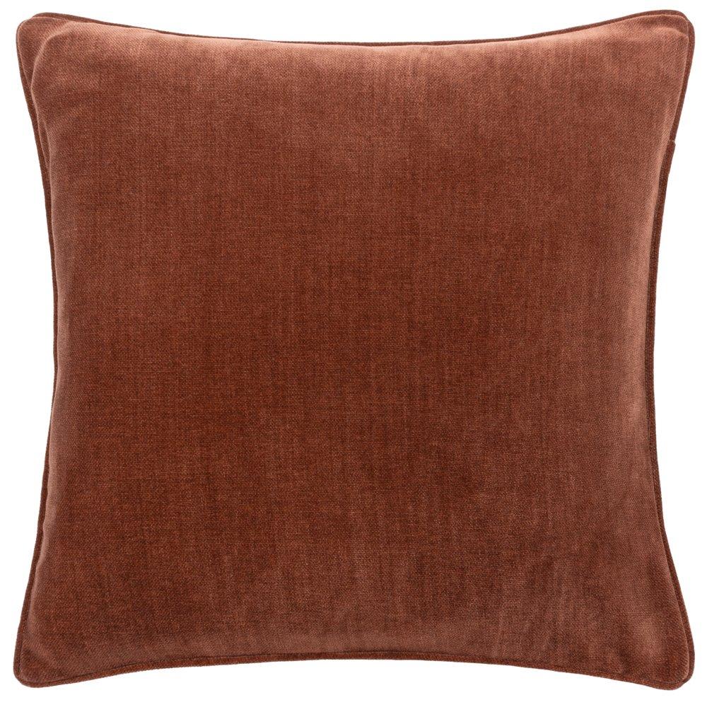 Heavy Chenille Piped Fibre Filled Cushion