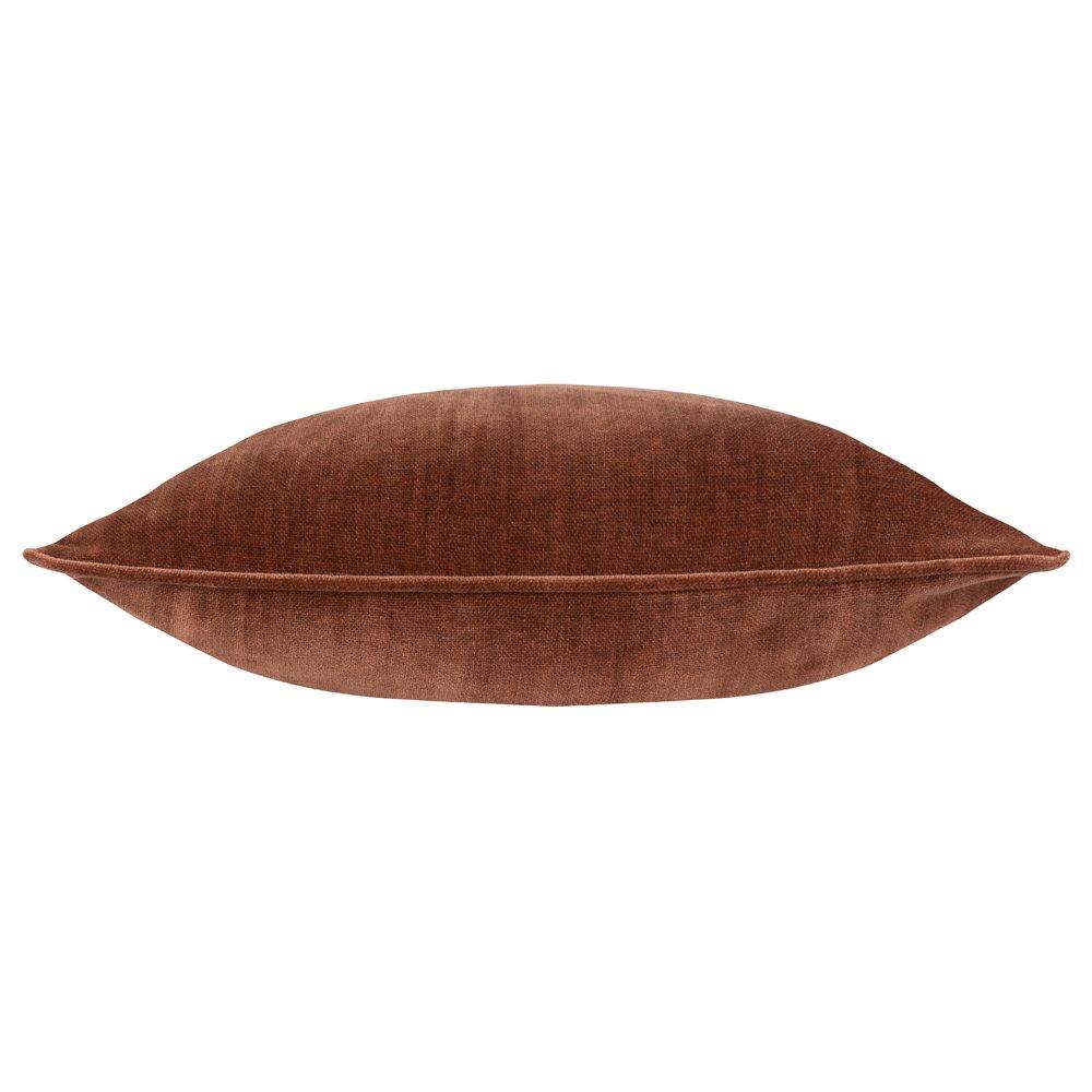 Nutmeg - Yard - Heavy Chenille Piped Fibre Filled Cushion - 2