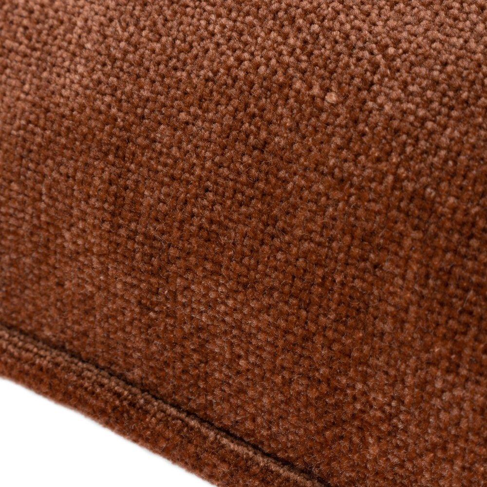Nutmeg - Yard - Heavy Chenille Piped Fibre Filled Cushion - 3
