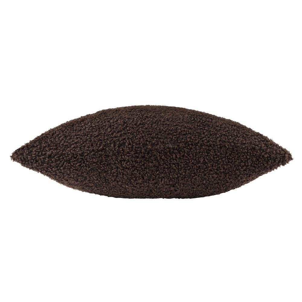 Chocolate - Yard - Cabu Chunky Boucle Fibre Filled Cushion - 2