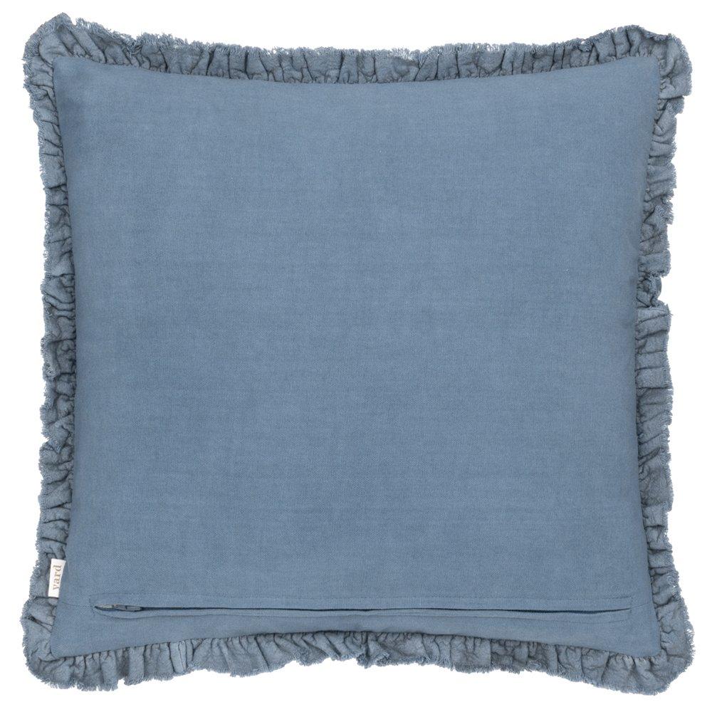 Ink - Yard - Bertie Cotton Velvet Fibre Filled Cushion - 2