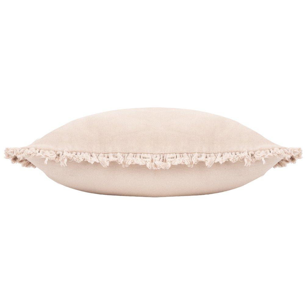 Natural - Yard - Bertie Cotton Velvet Fibre Filled Cushion - 3
