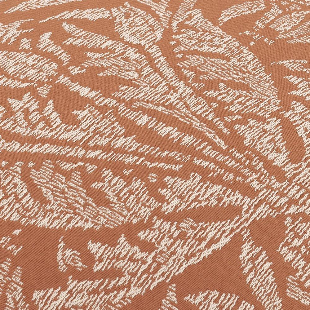 Brick - Morris and Co - Acorn Tonal Jacquard Feather Filled Cushion - 3