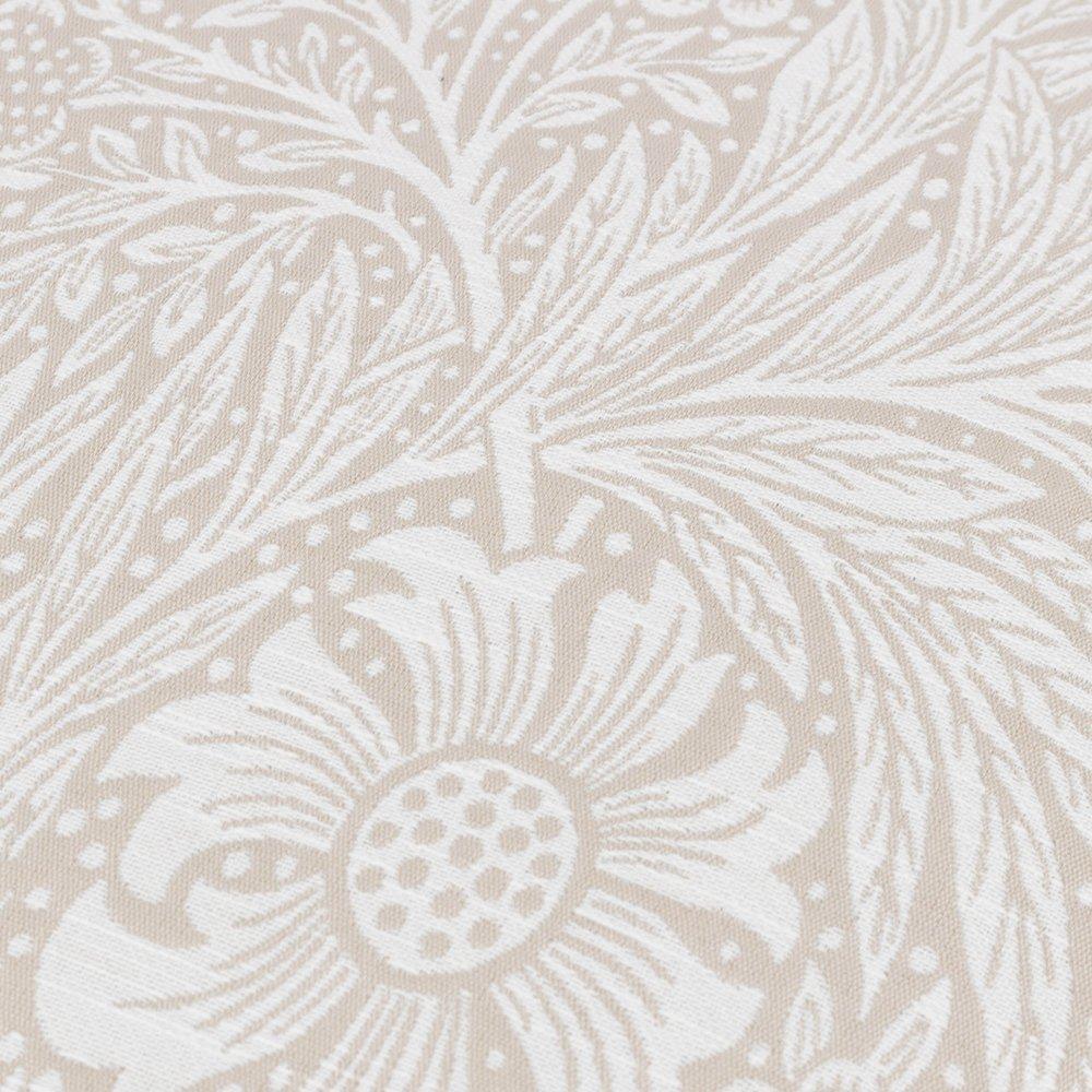 Stone - Morris and Co - Marigold Piped Jacquard Feather Filled Cushion - 3