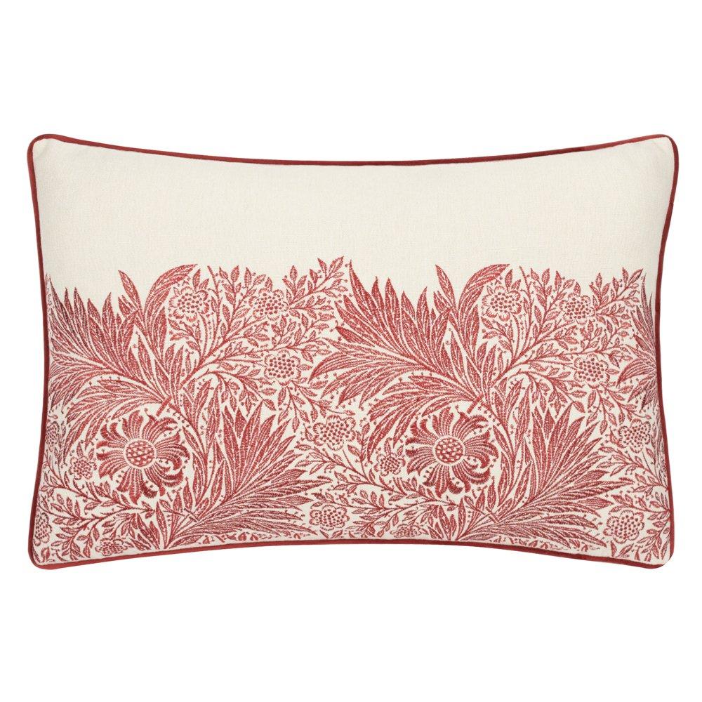 Marigold Embroidered Feather Filled Cushion