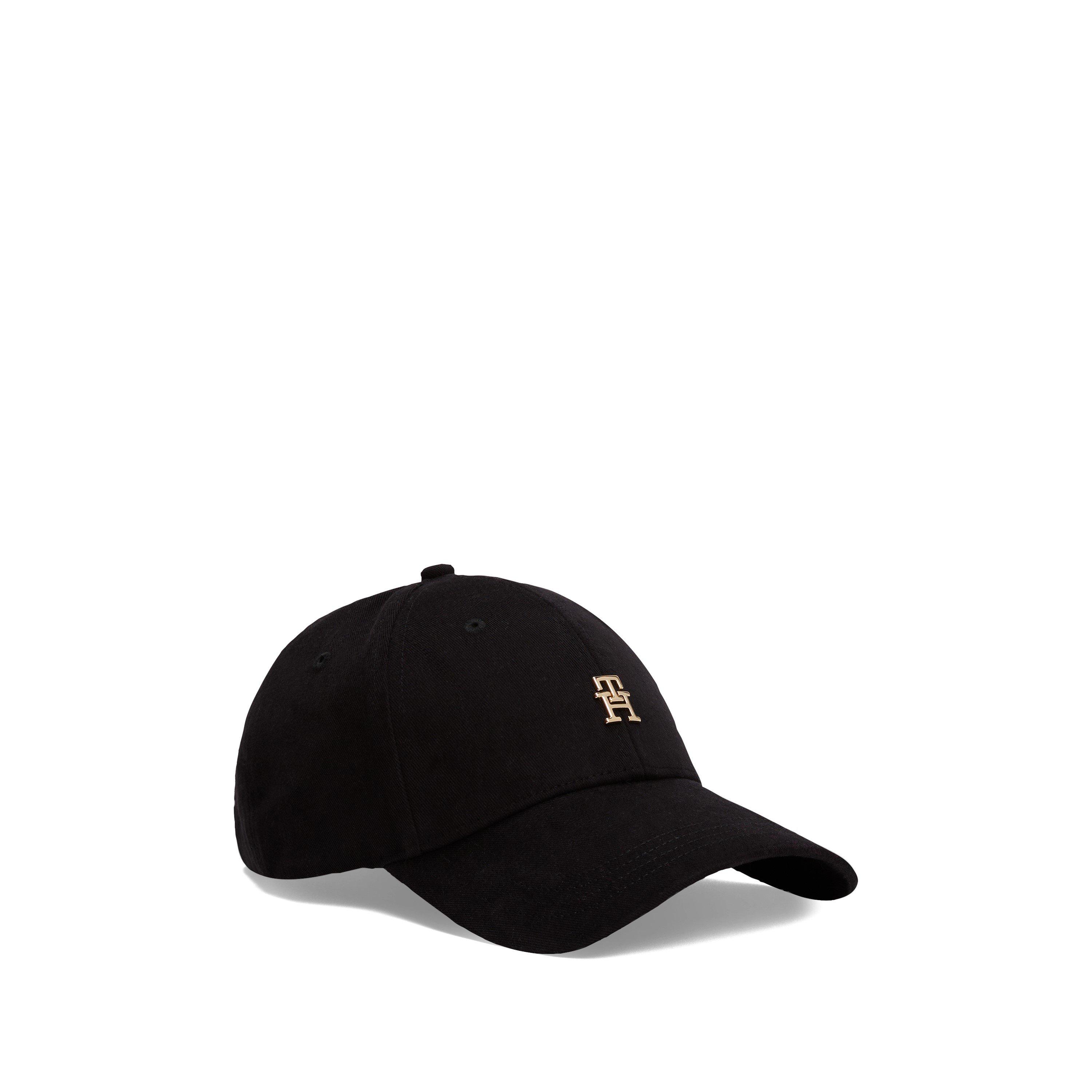 Tommy Hilfiger Women's Structured 6-Panel Adjustable Baseball Cap - Black